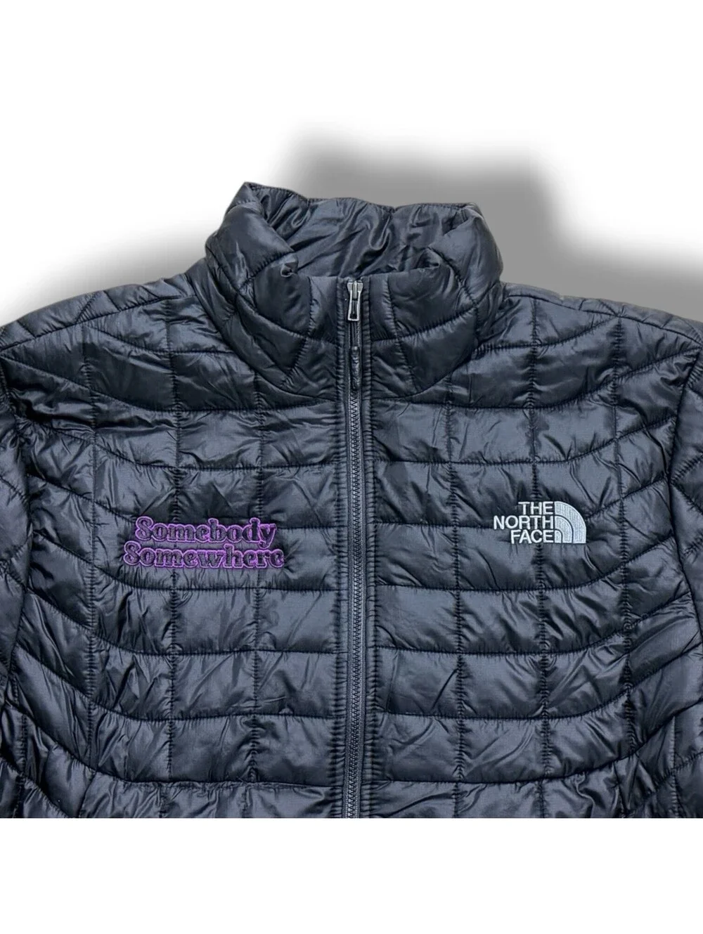 The North Face ThermoBall Eco Jacket Black Full Zip Insulated Mens M